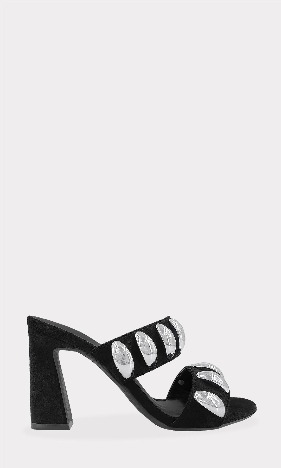 AMALIA ZAPATILLAS ABIERTAS DE PUNTA ABIERTA TIPO MULES CON DOS CORREAS EN EMPEINE Y ARRIBA DE LOS DEDOS CON TALON DESCUBIERTO