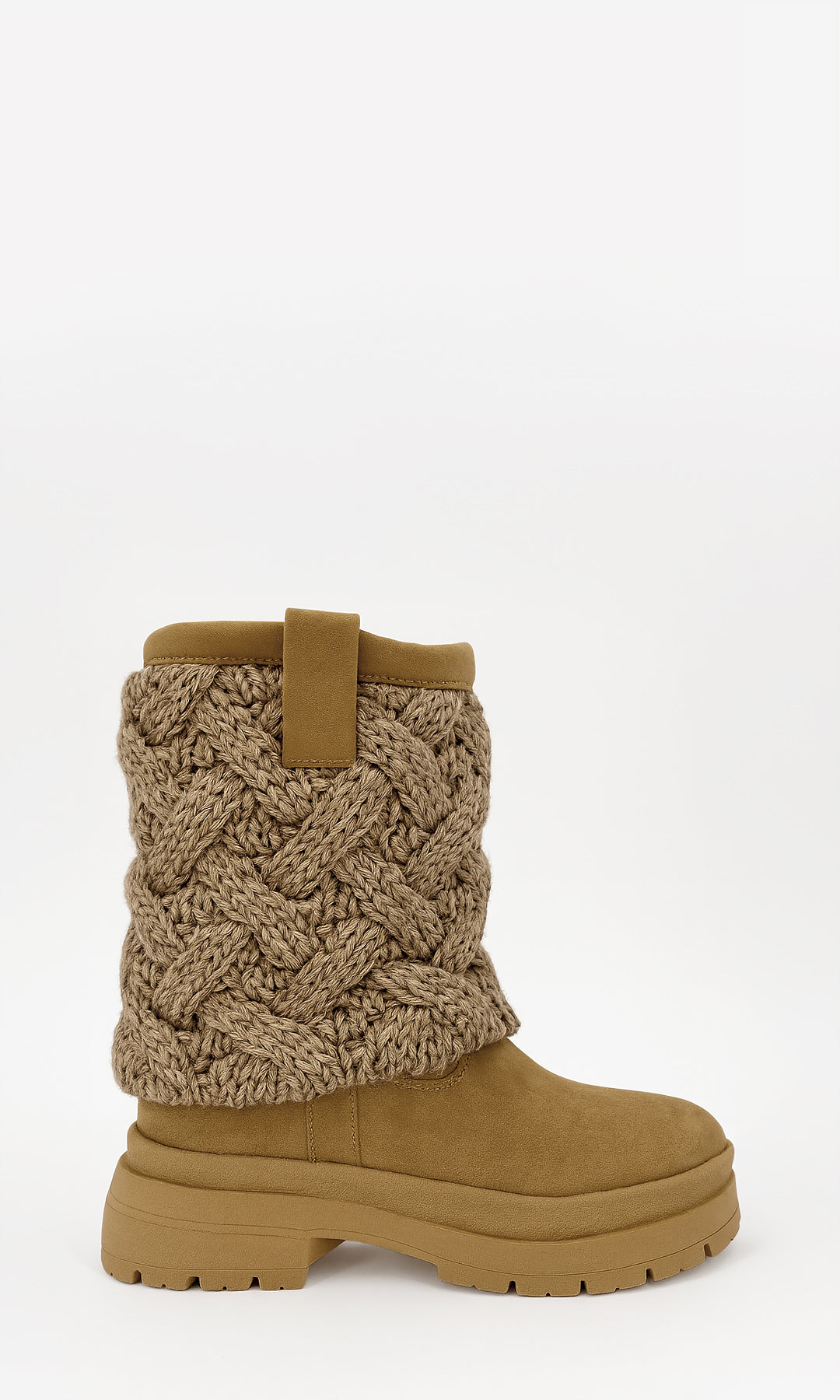 ASPEN BOTINES CON CALENTADORES PARA USAR EN OTOÑO-INVIERNO DE PLATAFORMA CON PUNTERA REDONDA