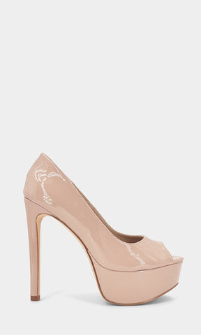BETTY ZAPATOS CON TERMINACION BOCA DE PESCADO CON PLATAFORMA Y TACON ALTO DE AGUJA PARA MUJER 