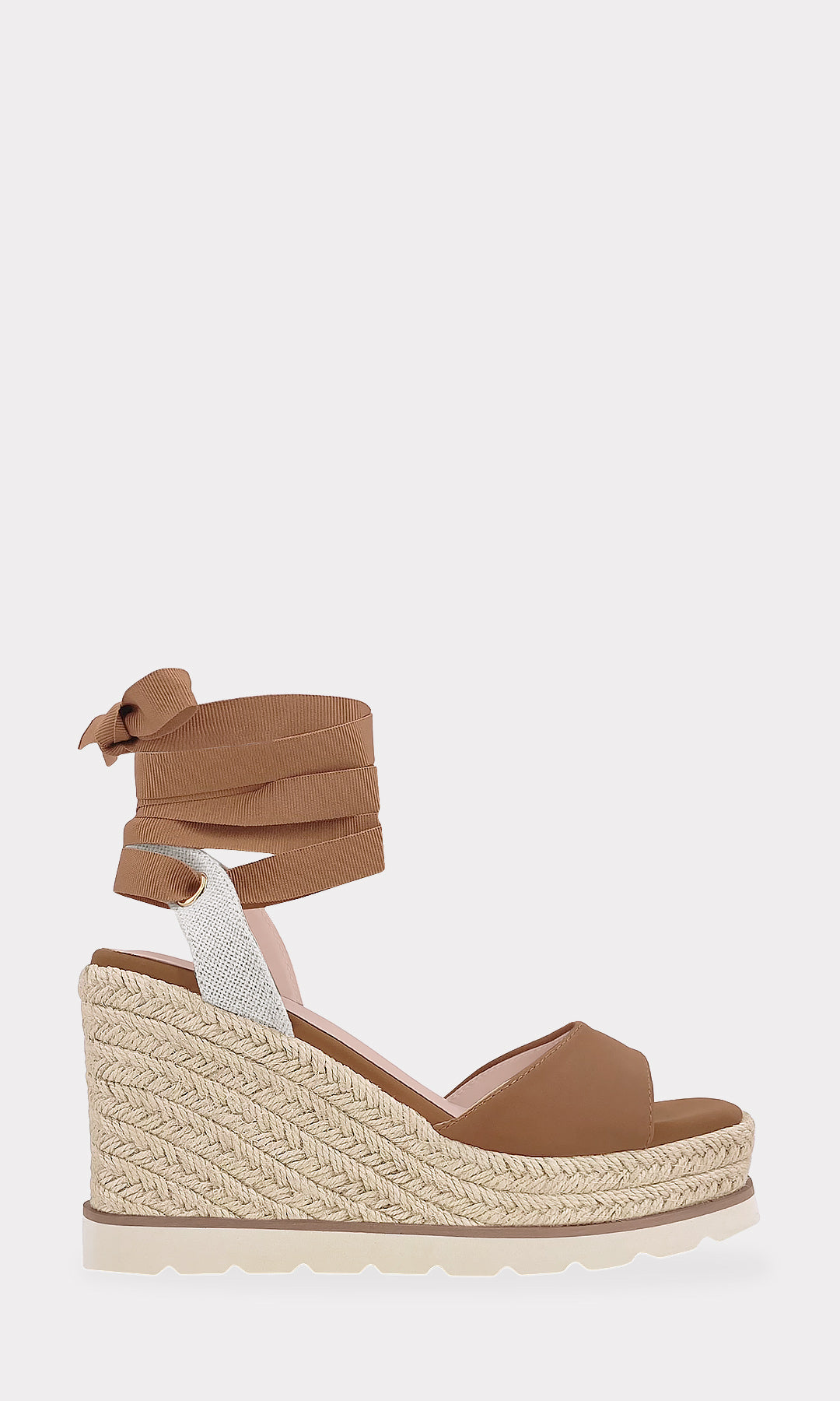 BRISSIA ZAPATILLAS DE TACON CORRIDO CON STRAP ANCHO ARRIBA DE LOS DEDOS DE PUNTA SEMI CUADRADA ABIERTA AL FRENTE Y LACE-UP AJUSTABLE