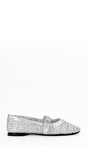 COCO ZAPATILLAS CASUALES DE PISO PARA MUJER CON PUNTA CUADRADA Y CORREA DELGADA AL FRENTE