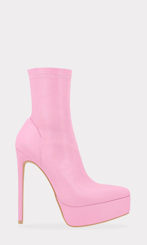 COUGAR BOTINES PUNTIAGUDOS DE PLATAFORMA CON DISEÑO EN TENDENCIA Y TACON DELGADO DE AGUJA PARA MUJER 