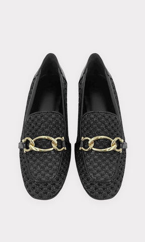 DASHIA ZAPATOS PLANOS DE PUNTA CERRADA SIN CORDONES TIPO MOCASIN CON TACON BAJO PARA USAR EN LOOKS CASUALES