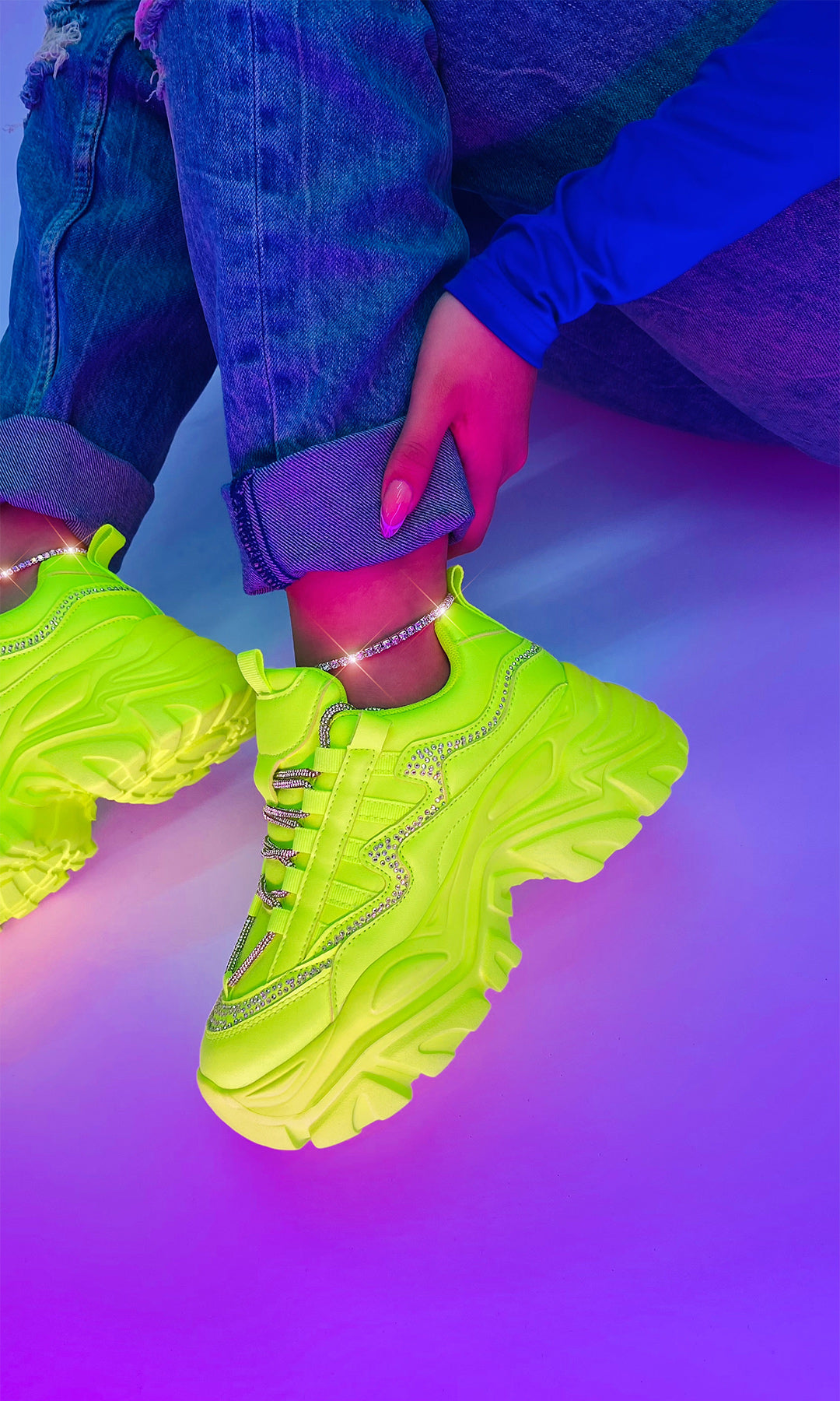 Tenis amarillo neon online