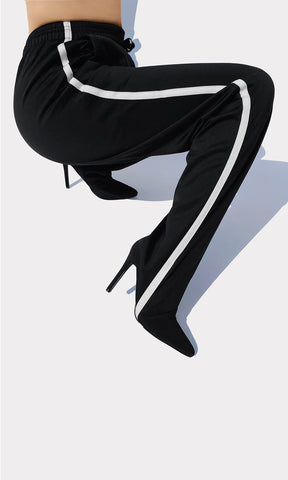 DIDDY STRETCH STILETTO PANT BOOT HECHO DE TEXTIL POLIESTER NEGRO Y TERMINACION POINTY CON TACON DE AGUJA PARA MUJER