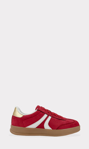 DOROTHY TENIS URBANOS DE PUNTA REDONDA CON PLATAFORMA Y AGUJETAS AJUSTABLES AL FRENTE PARA USAR CON PANTALONES DE MEZCLILLA
