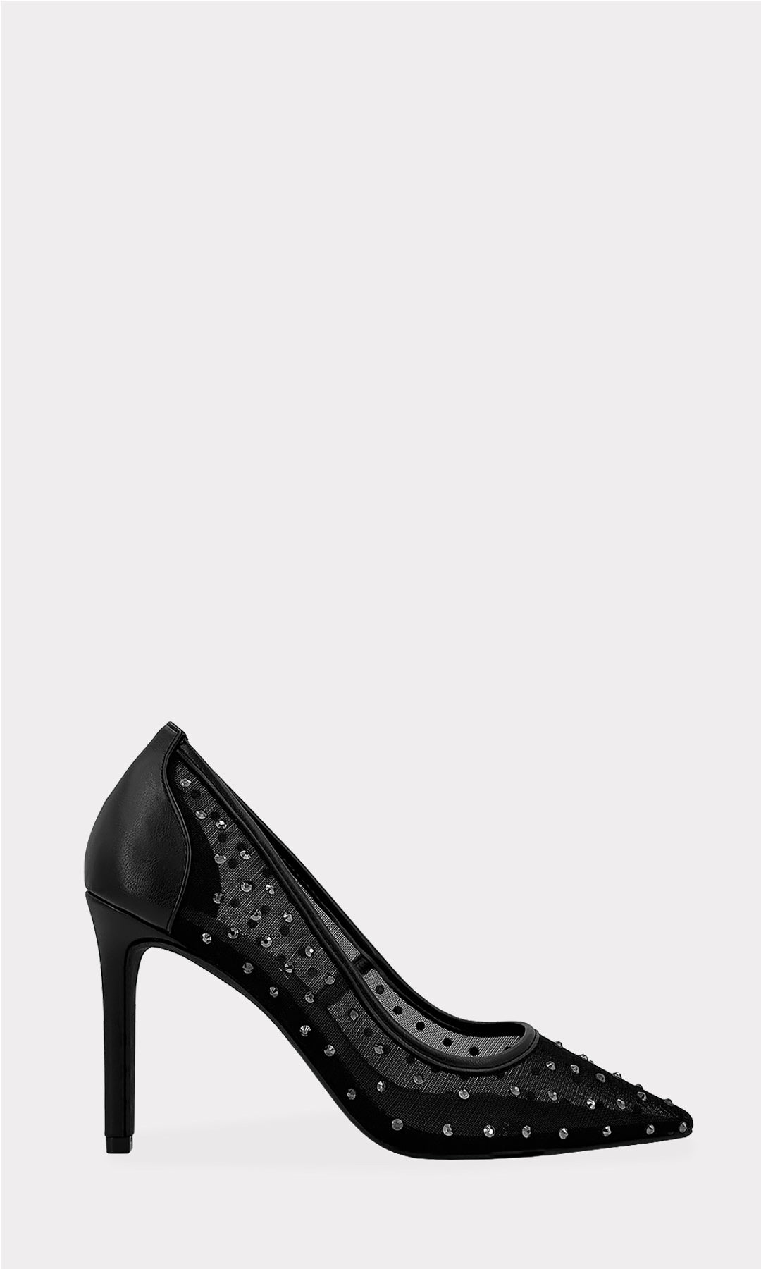 ELEANOR ZAPATILLAS CERRADAS DE BRILLOS CON TERMINACION PUNTIAGUDA Y TACON DELGADO DE AGUJA PARA MUJER