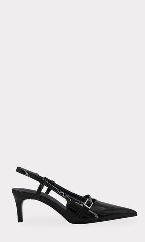 ELEXIA ZAPATILLAS SLINGBACK ELEGANTES DE MUJER CON TERMINACION PUNTIAGUDA Y TACON BAJO