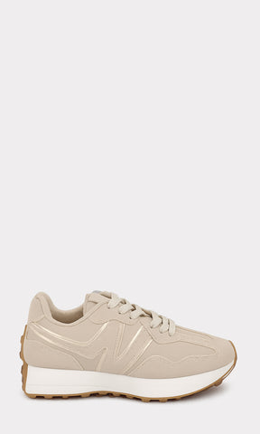 ELIANNE TENIS ESTILO RETRO DE PLATAFORMA CON PUNTA REDONDA Y SUELA DENTADA PARA MUJER 