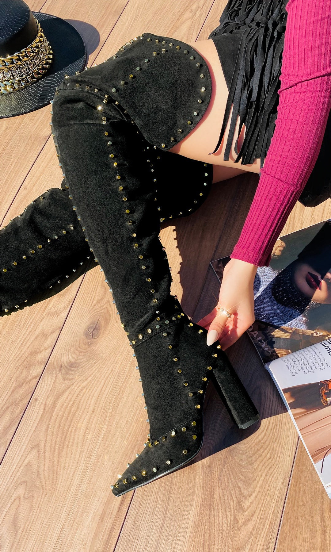 FAMOUS NEGRO GAMUZA MYSHMX® MY SHOES MEXICO - Main Image