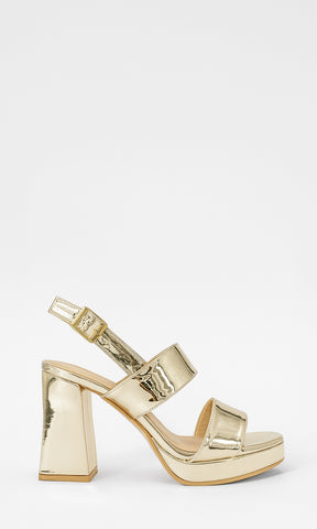 FRENZY TACONES PARA MUJER DE PUNTA ABIERTA CUADRADA Y STRAP ARRIBA DE LOS DEDOS CON PLATAFORMA 