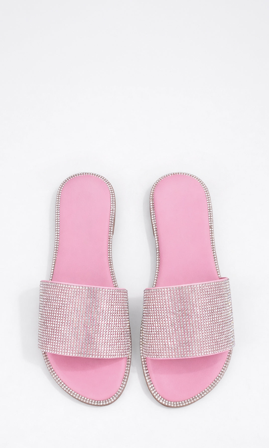 INGRID CHANCLAS ROSA DE TACON BJAO 1 CM CON PUNTA ALMENDRADA STRAP ANCHO SOBRE DEDOS CONFECCIONADAS EN VINIPIEL Y DISEÑO DE METER DAMA 