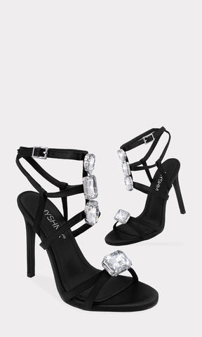 INTENSE HEELS DE MODA CON TACON DE AGUJA Y TALON DESCUBIERTO PARA USAR EN FIESTAS DE SALON