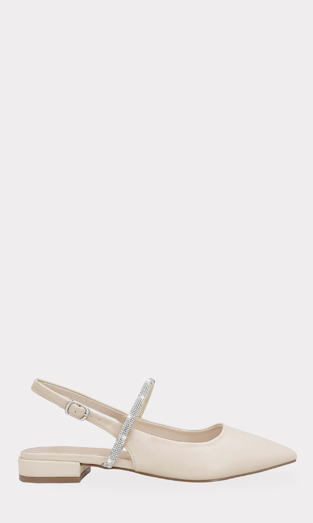 IVANNA SLINGBACK DE PISO CON TERMINACION POINTY DE HEBILLA EN CINTA TALONERA AJUSTABLE Y UN STRAP SOBRE EL EMPEINE PARA MUJER 