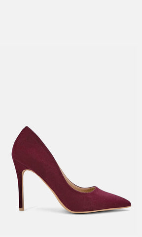 JACKIE ZAPATILLAS FORMALES PARA MUJER DE PUNTA CERRADA CON TERMINACION PUNTIAGUDA CON SUELA DELGADA Y TACON ALTO DE AGUJA 