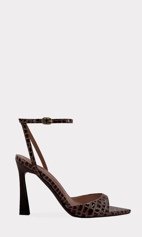 MAISON ZAPATILLAS ABIERTAS DE PULSERA CON STRAP DELGADO ARRIBA DE LOS DEDOS CON TACON DELGADO PARA MUJER
