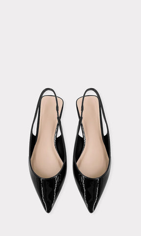 MARIANNE ZAPATOS SLINGBACK DE PISO CON TERMINACION PUNTIAGUDA DE PULSERA TOBILLERA Y SUELA DELGADA PARA MUJER 