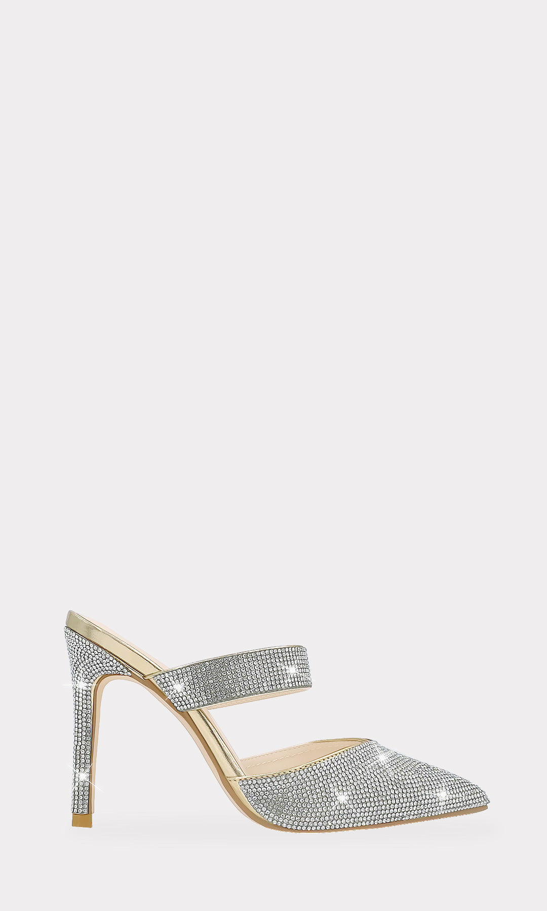 MARLENE ZAPATILLAS CERRADAS DE BRILLOS PARA USAR CON VESTIDOS LARGOS EN FIESTAS DE SALON CON TACON DELGADO 