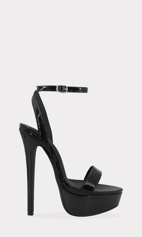 MAXINNE ZAPATILLAS ABIERTAS DE PUNTA ABIERTA PUNTIAGUDA CON PLATAFORMA Y TACON DELGADO DE AGUJA PARA USAR CON VESTIDOS