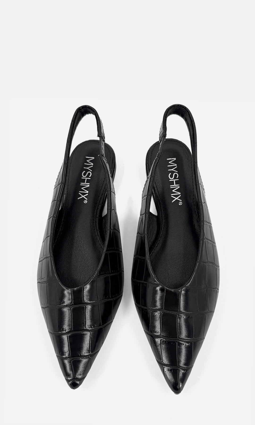 MELISSA ZAPATOS COMODOS PARA MUJER DE PUNTA CERRADA TERMINACION POINTY CON CINTA EN TALON DESCUBIERTO CON TACON KITTEN 
