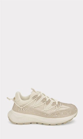 PRIME SNEAKERS DE ESTILO DEPORTIVO CON DETALLE DE AGUJETA A LOS COSTADOS Y AL FRENTE PARA MUJER