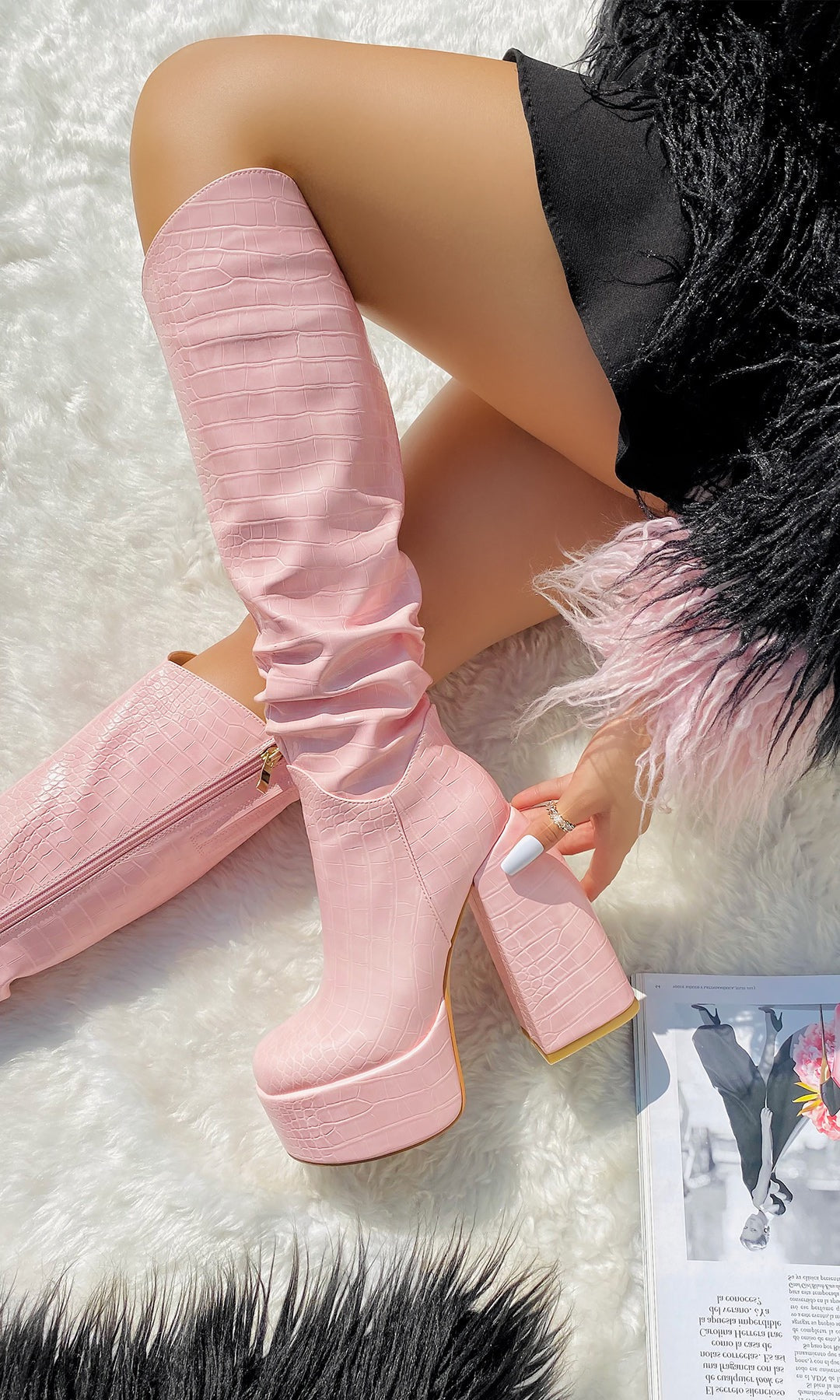Botas Rosas Botines Rosa Palo Price Shoes Outfit Botas Pink FADED