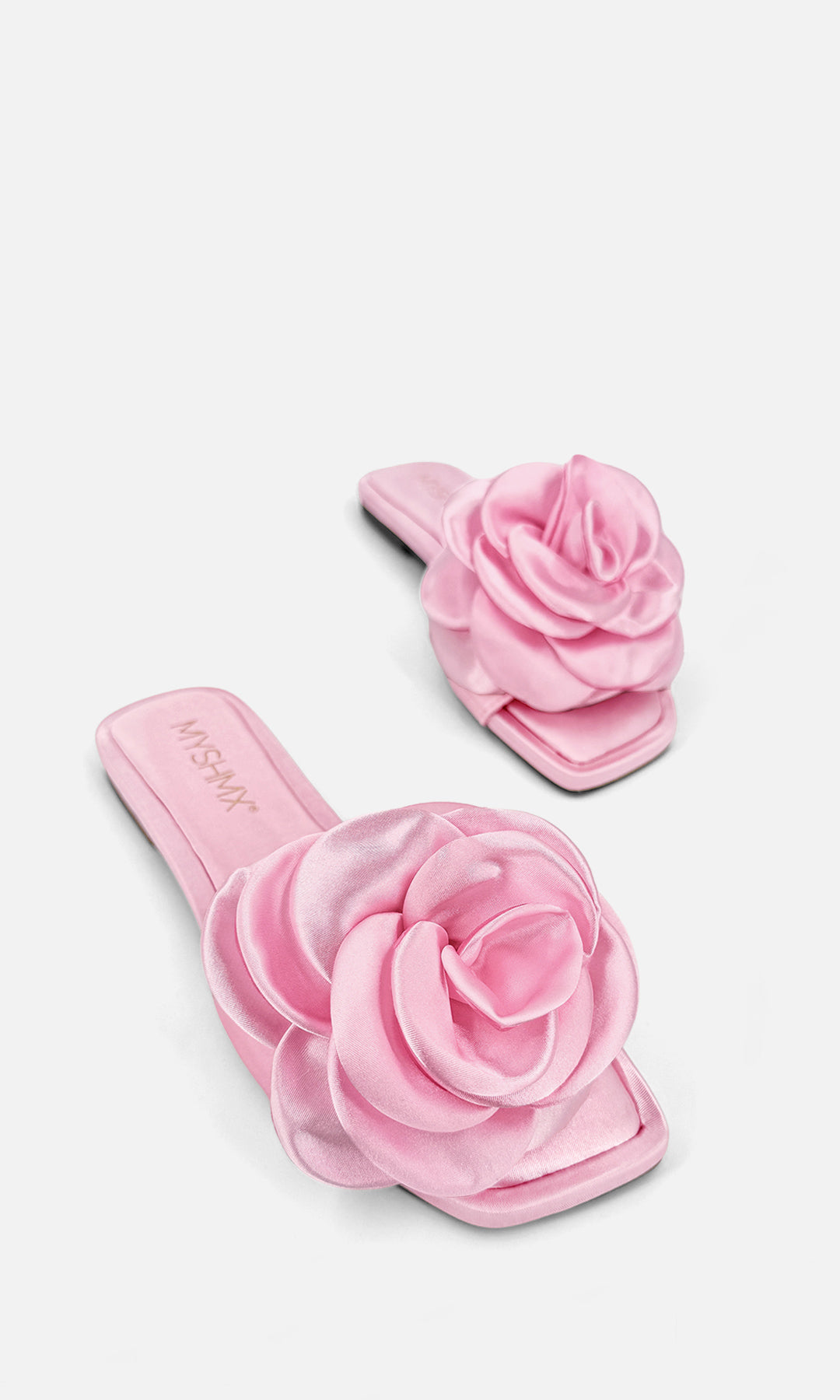 ROMANCE-CHANCLAS-ROSAS-USAR-LA-PLAYA-DETALLE-FLOR-STRAP-FRENTE-PUNTA-CUADRADA-CONFECCIONADAS-SATIN