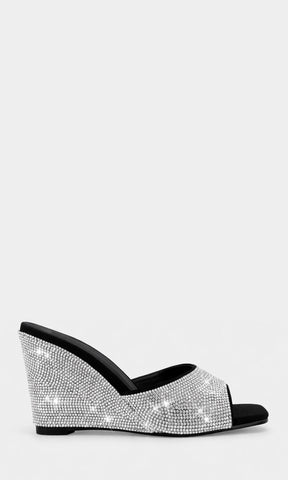 SILVANA ZAPATILLAS CON DISEÑO DE METER TIPO MULES CON STRAP ANCHO ARRIBA DE LOS DEDOS Y TERMINACION CUADRADA PARA MUJER FASHION