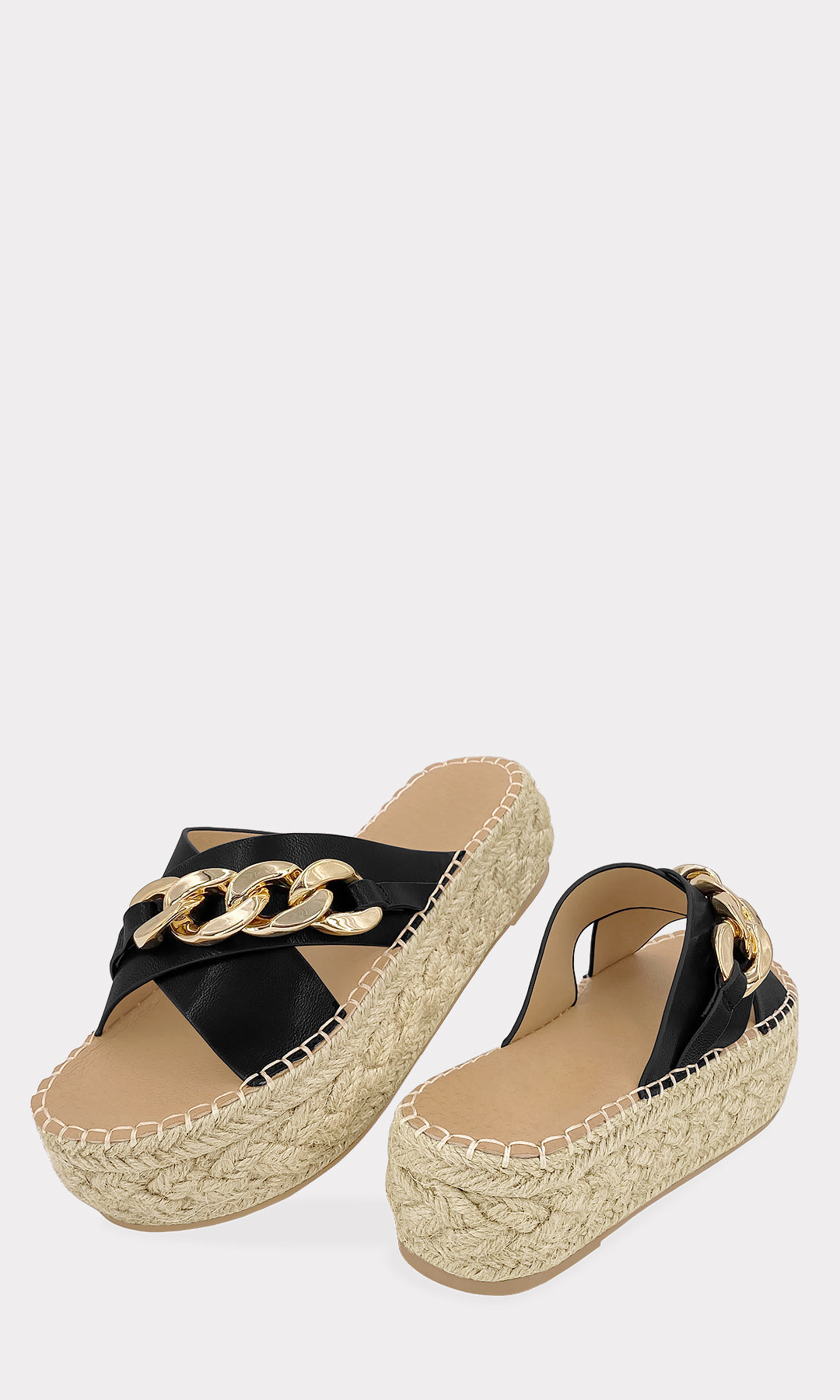 SLEEK SANDALIAS DE METER HECHAS DE VINIPIEL COLOR NEGRO Y DOS STRAPS CRUZADOS  EN PUNTA