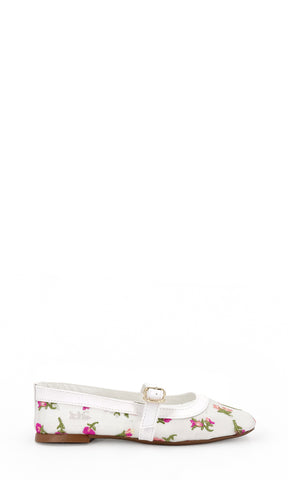 SUGAR ZAPATILLAS DE PISO CON PUNTA CUADRADA Y HEBILLA EN STRAP AL FRENTE PARA DAMA