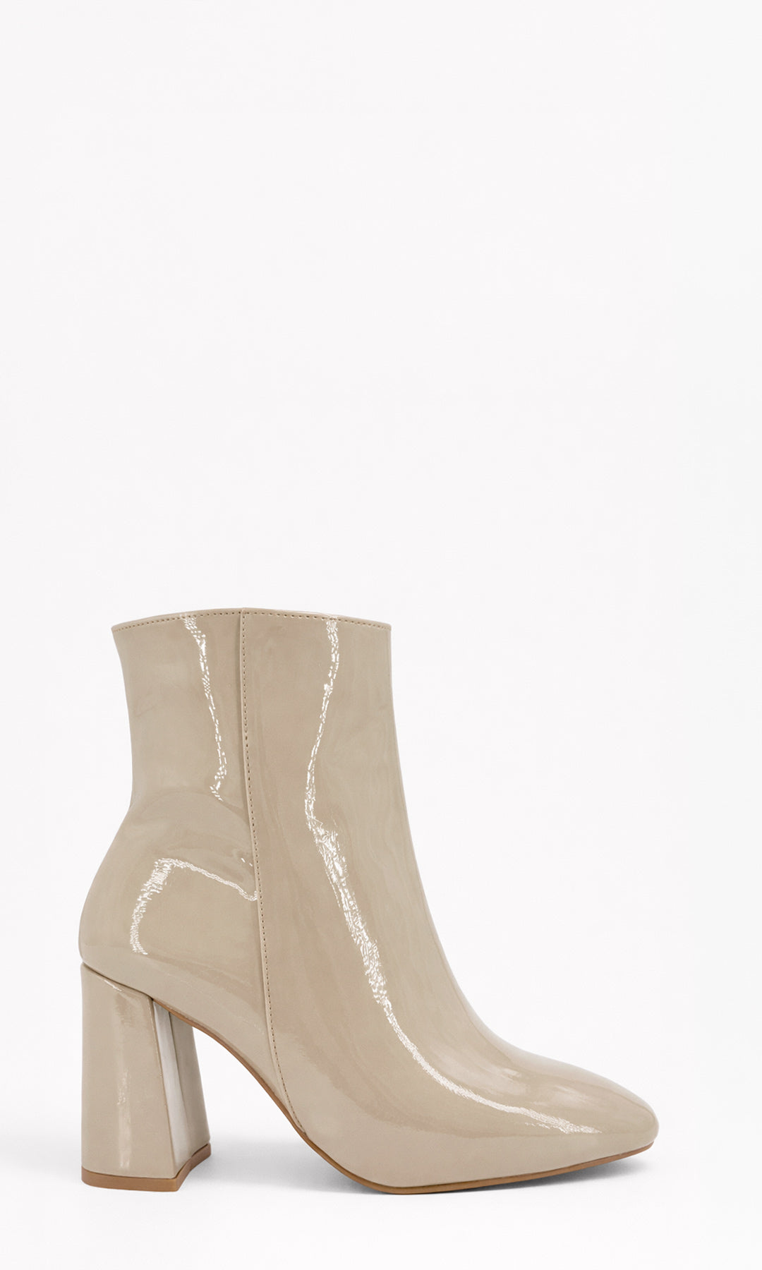 TOFFEE BOTINES DE TACON GRUESO CON TERMINACION POINTY Y CIERRE AL COSTADO PARA DAMA