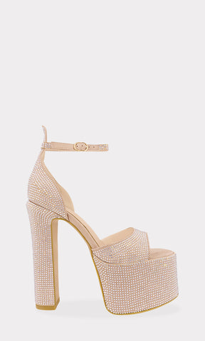 VANILLA RHINE ZAPATOS EN TENDENCIA DE MAXI PLATAFORMA CON TALONERA ALTA Y TACON GRUESO 