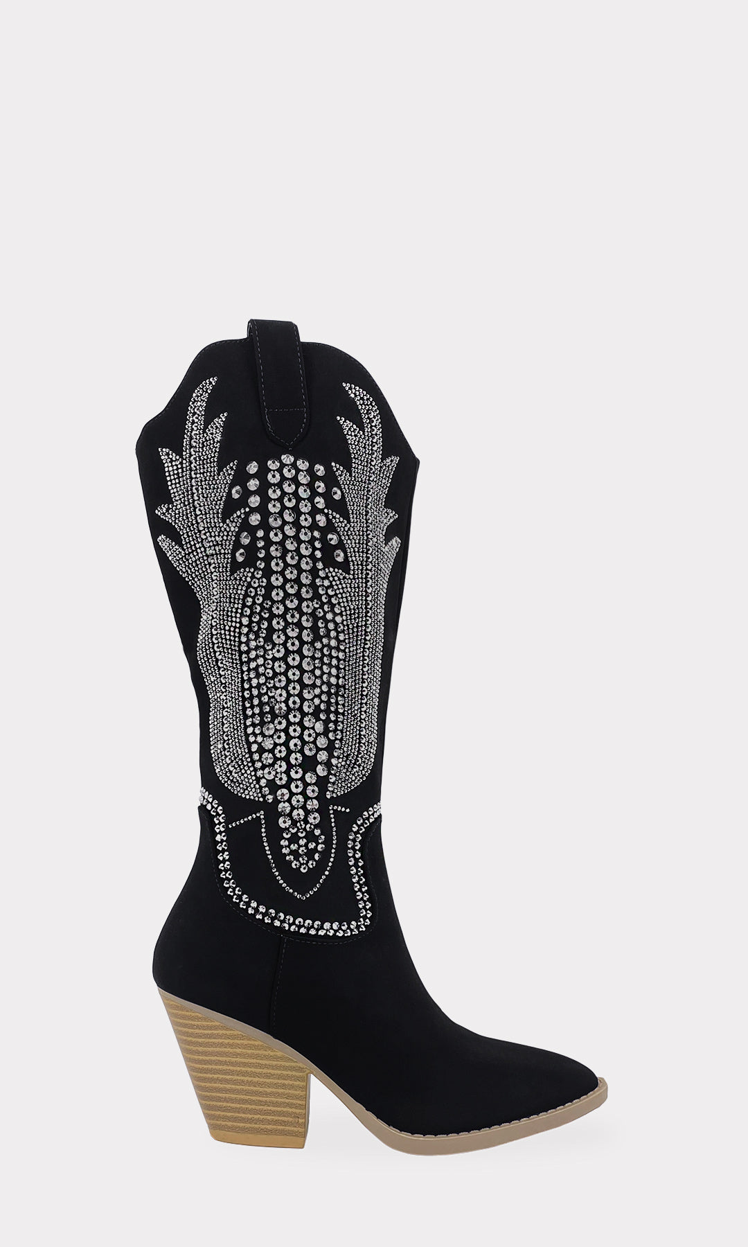 VIANNEY BOTAS VAQUERAS ABAJO DE LA RODILLA CON TERMINACION PUNTIAGUDA Y DISEÑO EN FORMA DE ALAS A LOS COSTADOS PARA DAMA