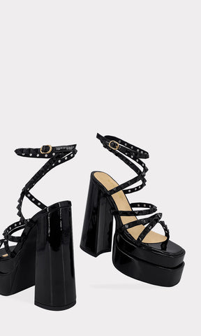 DOLCE MAXI PLATAFORMAS DE PUNTA ABIERTA CON ESTOPEROLES EN STRAP DE EMPEINE Y ARRIBA DE LOS DEDOS