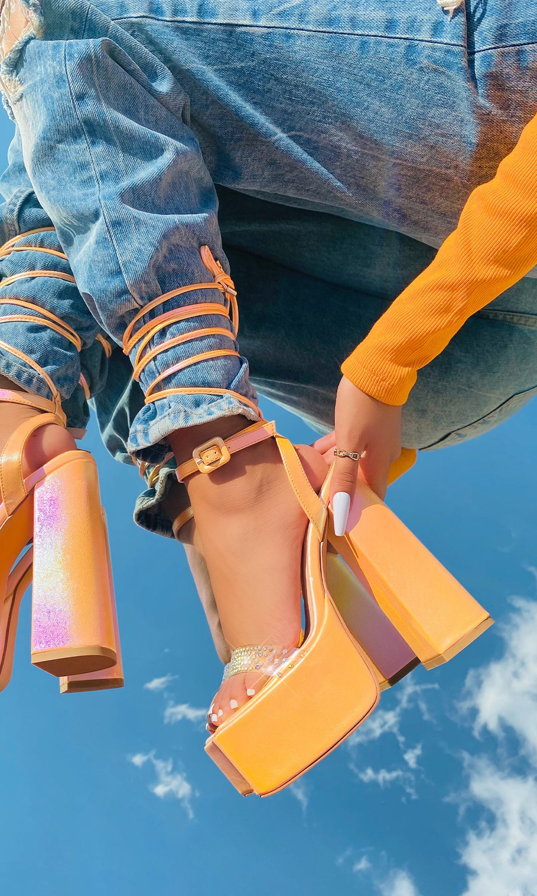 Tacon Cuadrado Tacones Nombres Pierna Tacones De Cintas Nombre Del