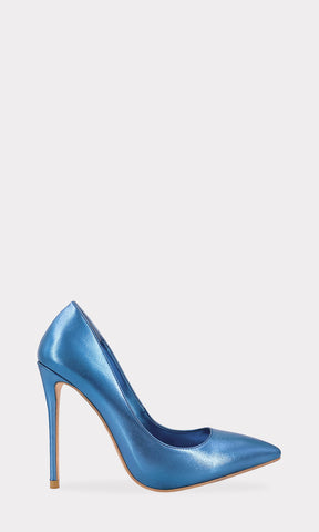 SOLID STILETTOS DE MODA CON TACON DELGADO Y CORTE PRONUNCIADO PARA USAR CON VESTIDOS LARGOS